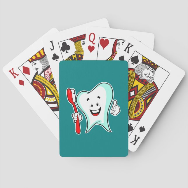 Jeu De Cartes Dental Care Happy Tooth (dos)