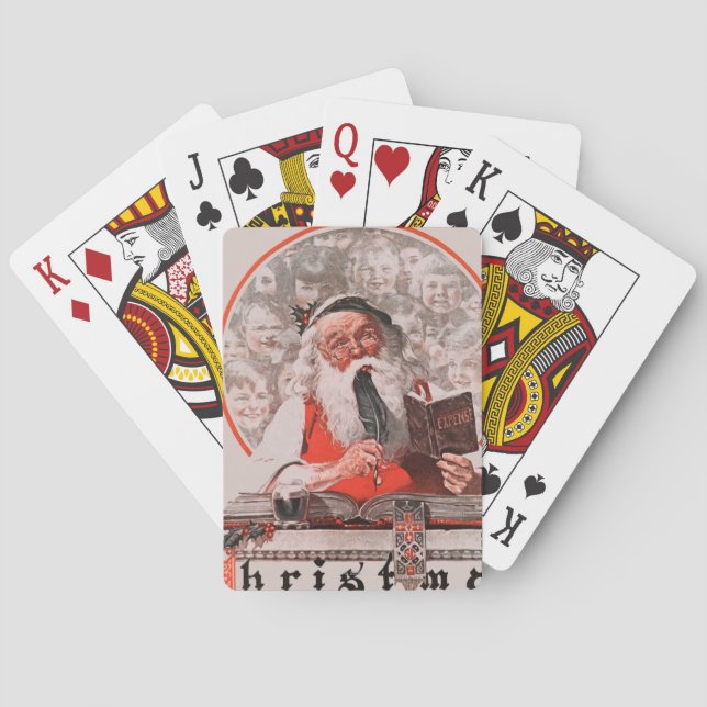 Jeu De Cartes Dépenses de Santa (dos)