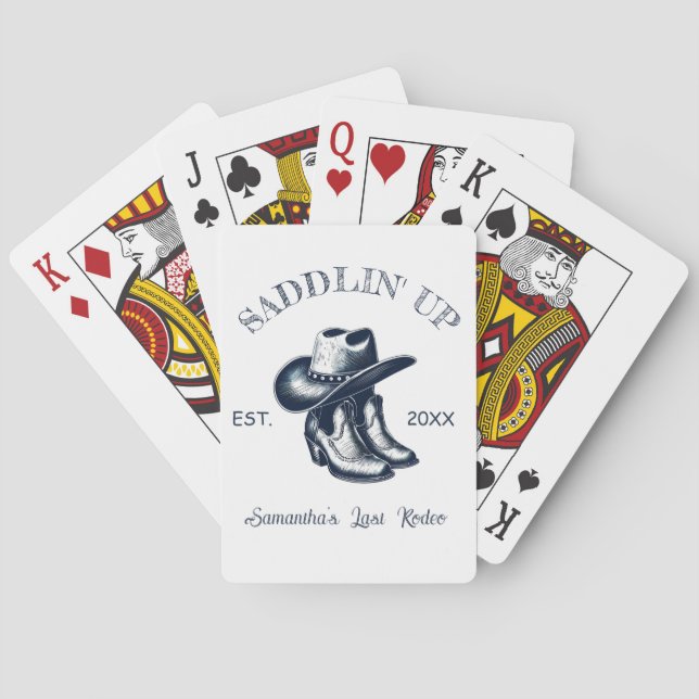 Jeu De Cartes Dernière Fête de Fiançailles Chinoiserie Bleue  (dos)