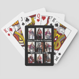 Jeu De Cartes Des dames aux fous qui aiment jouer aux cartes