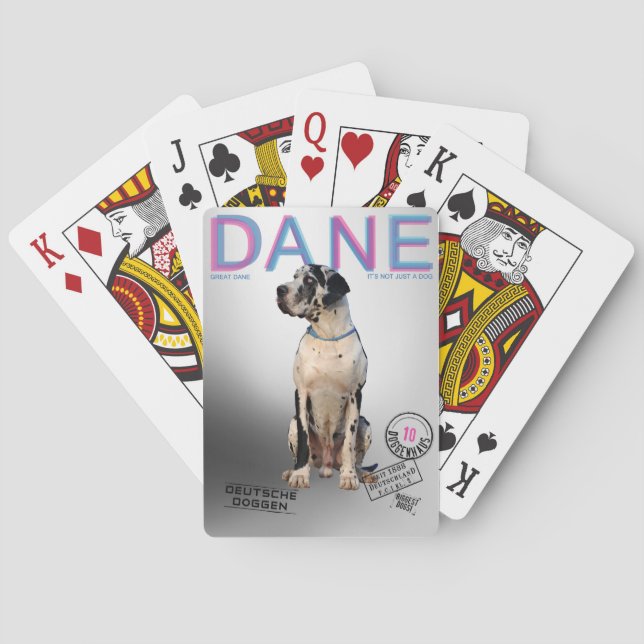 Jeu de cartes des Grands Danois (dos)