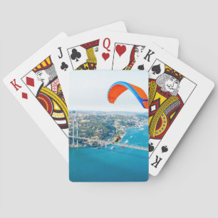 Jeu De Cartes Des pilotes pilotes volent au-dessus du Bosphore