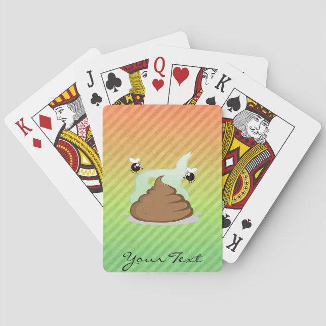 Jeu De Cartes Design de Poo puant (dos)
