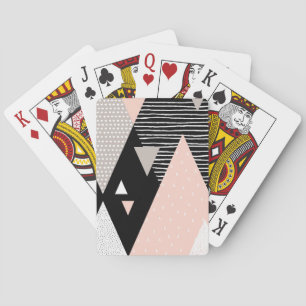 Jeu De Cartes Design de sommet de montagne Scandi