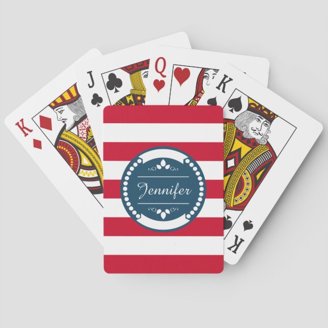 Jeu De Cartes Design élégant (dos)