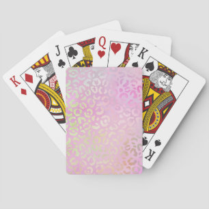 Jeu De Cartes Design Iridescendant Leopard Series 1