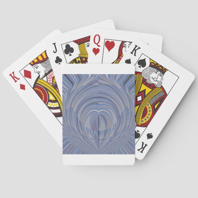 Jeu De Cartes Design sans couture du grand coeur (dos)