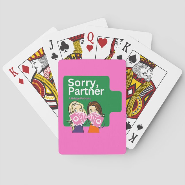 Jeu De Cartes Désolé, Partenaire Jouant Des Cartes (dos)