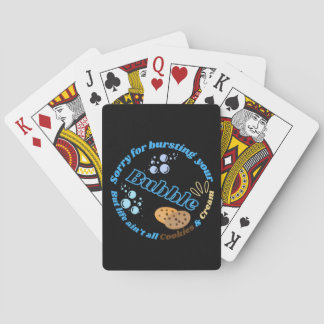 Jeu De Cartes Désolé Pour L'Éclatement De Votre Bulle