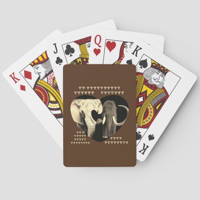 Jeu De Cartes Désorption de mammouth laineux (dos)