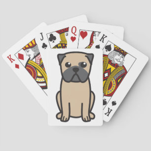 Jeu De Cartes Dessin de chien carlin