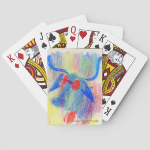 Jeu De Cartes Dessin de craie frais de Taureau