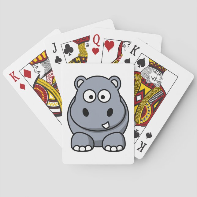 Jeu De Cartes Dessin d'Hippo (dos)