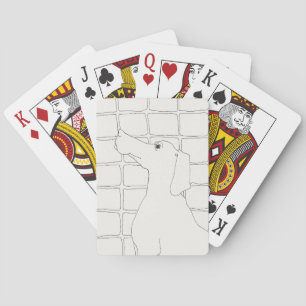 Jeu De Cartes Dessin original Chien chinois Année 2018 Cartes P