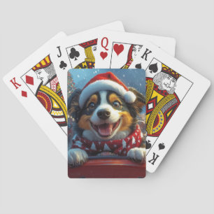 Jeu De Cartes Dessous de verre australien à rouleaux de chien de