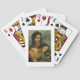 Jeu De Cartes Détail de la Vierge et de Sainte Anne de La Vierge
