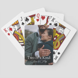 Jeu De Cartes "Deux d'une sorte" Cadeau photo personnalisé