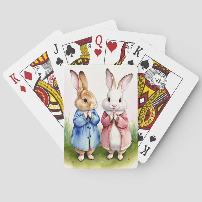 Jeu De Cartes Deux lapins (dos)