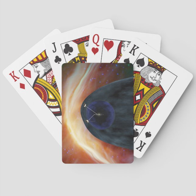 Jeu De Cartes Deux Voyageurs Spacecraft Explorer L'Espace Turbul (dos)
