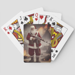 Jeu De Cartes Deuxième amendement Père Noël Funny Christmas