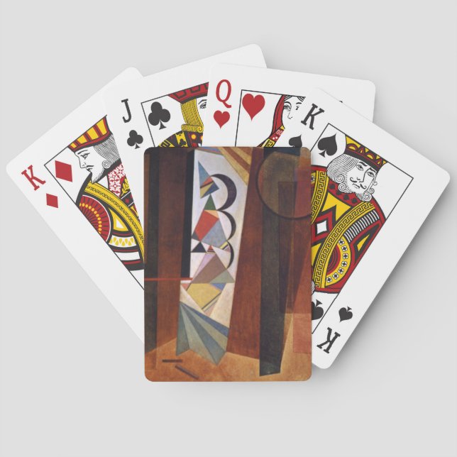Jeu De Cartes Développement de Kandinsky dans la peinture Abstra (dos)