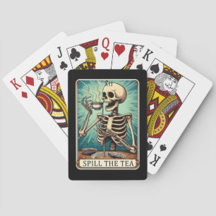 Jeu De Cartes Déverser Les Cartes De Poker Tea Tarot