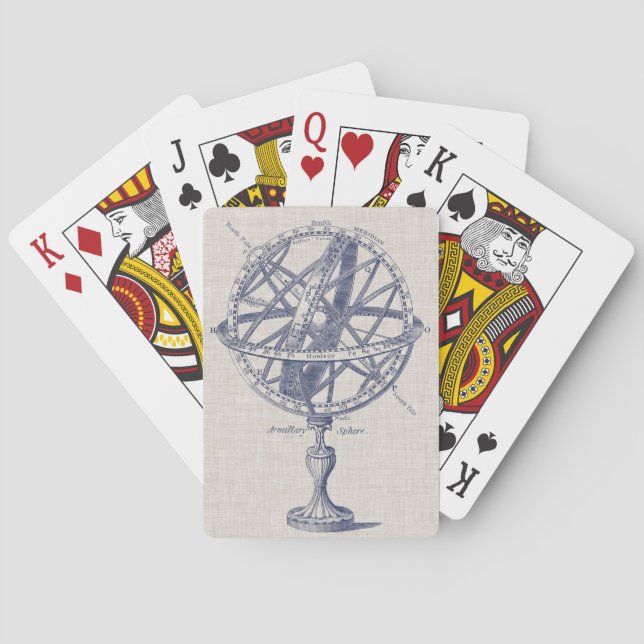 Jeu De Cartes Diagramme de la sphère d'armement (dos)