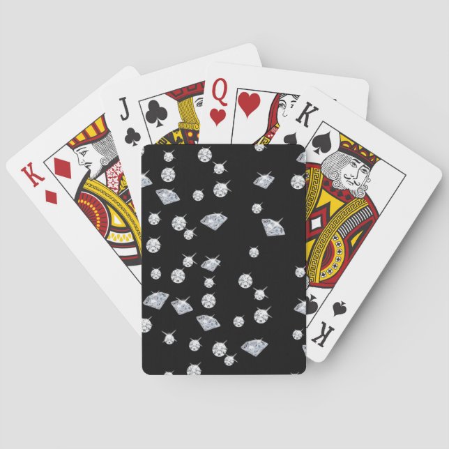 Jeu De Cartes Diamants étincelants (dos)