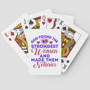 Jeu De Cartes Dieu a trouvé les femmes les plus fortes Notories
