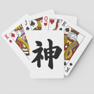 Jeu De Cartes Dieu [kanji japonais]