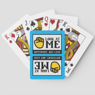 Jeu De Cartes DIFFÉRENTS, PAS MOINS de la sensibilisation à la l