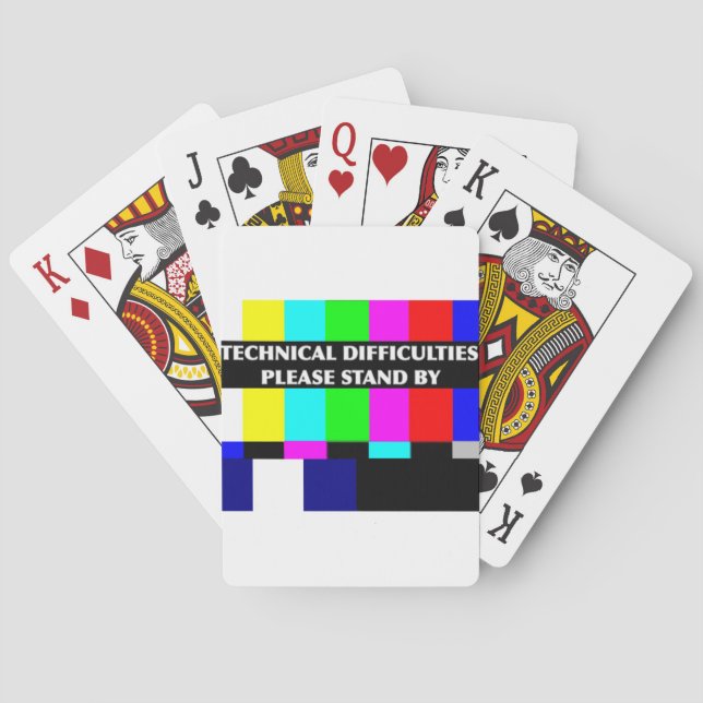 Jeu De Cartes Difficultés techniques (dos)