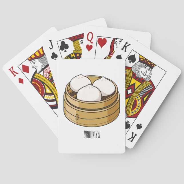 Jeu De Cartes Dim sum dessin animé (dos)