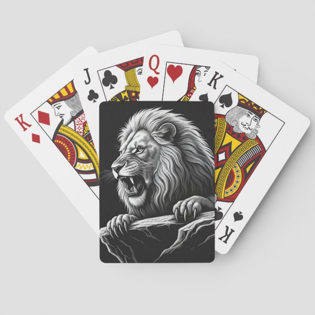 Jeu De Cartes Dingue Lion jouer aux cartes (dos)