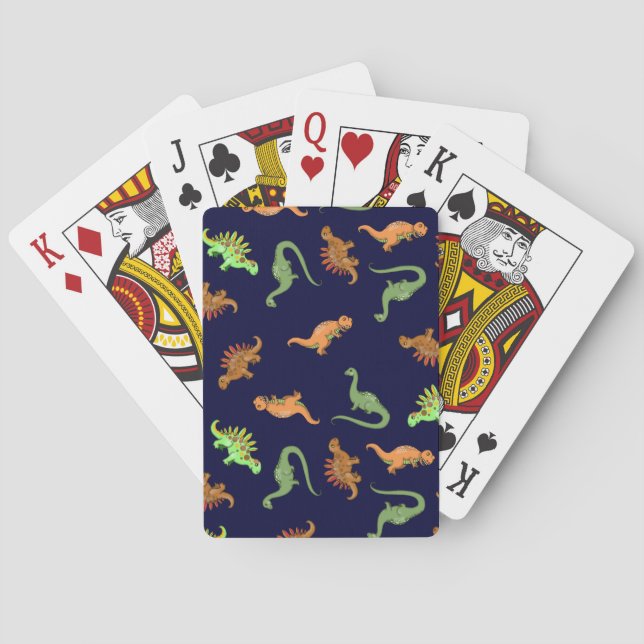 Jeu De Cartes Dinosaures mignons Jouer Des Cartes (dos)