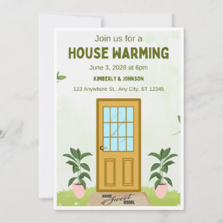 Jeu de cartes d'invitation au réchauffement de la