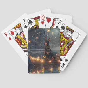 Jeu De Cartes Doberman Christmas Festive Voyage