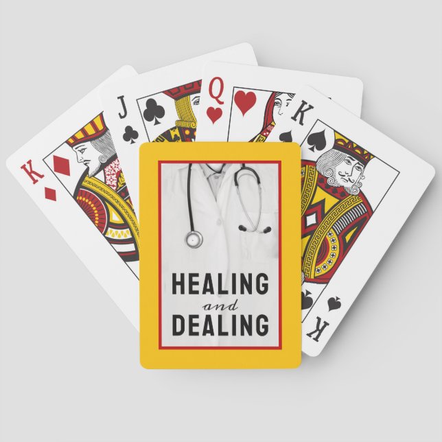 Jeu De Cartes Docteur Appréciation Cadeaux Vélos Lecture Cartes (dos)