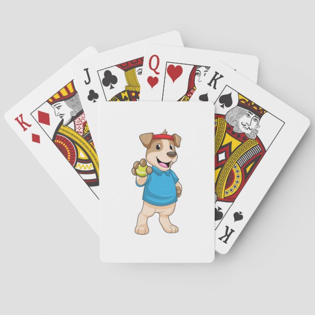 Jeu De Cartes Dog at tennis (dos)