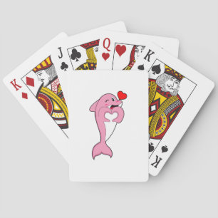 Jeu De Cartes Dolphin Love Heart