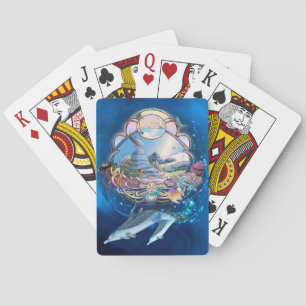 JEU DE CARTES DOLPHINS SOUS LA FÊTE DE PLAGE