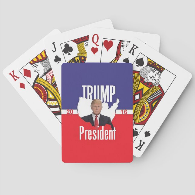Jeu De Cartes Donald TRUMP 2016 (dos)