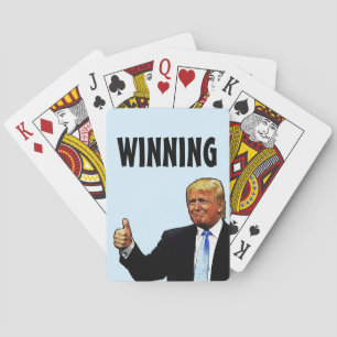 JEU DE CARTES DONALD TRUMP JOUER CARTES, GAGNER