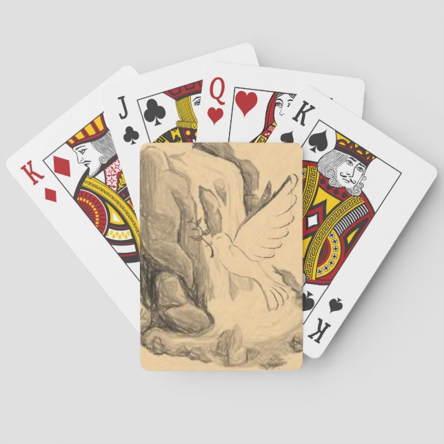 Jeu De Cartes Dove Jouer carte Deck (dos)