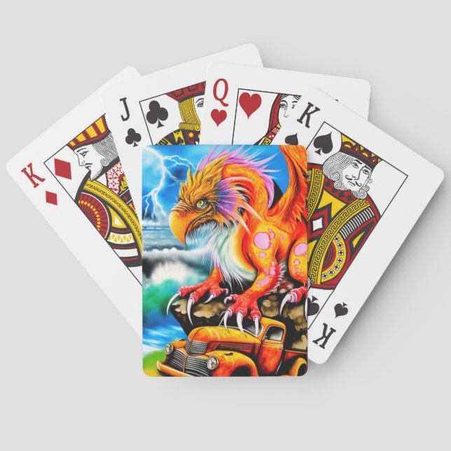 Jeu De Cartes Dragon (dos)