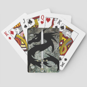 Jeu De Cartes Dragon noir et épée