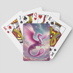 Jeu De Cartes Dragon rose
