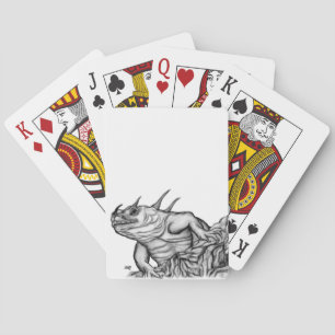 Jeu De Cartes Dragon sur le rocher