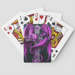 Jeu De Cartes Dragon violet