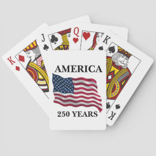 Jeu De Cartes Drapeau 250 Ans d'Amérique